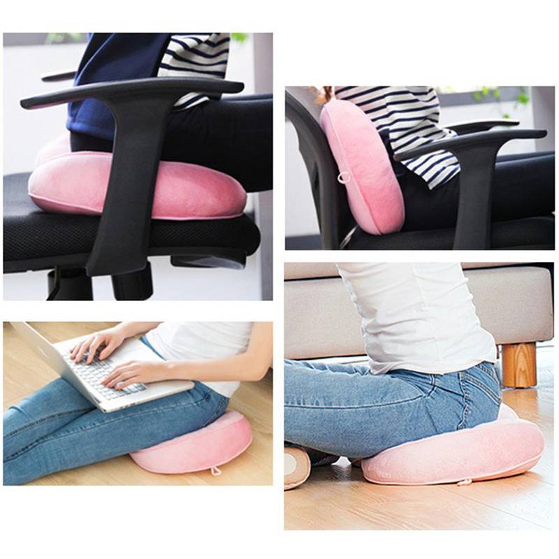 Women Dual Comfort Orthopedic Cushion Pelvis Pillow Lift Hips Up Seat Cushion for Pressure Relief - Image 2