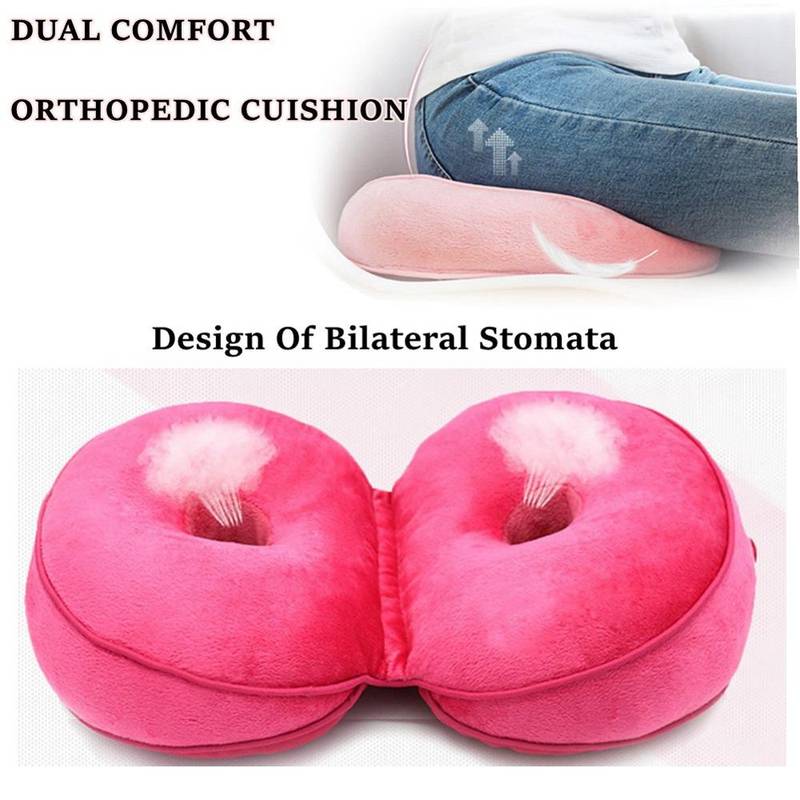 Women Dual Comfort Orthopedic Cushion Pelvis Pillow Lift Hips Up Seat Cushion for Pressure Relief - Image 8