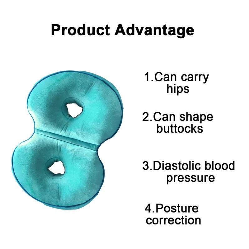 Women Dual Comfort Orthopedic Cushion Pelvis Pillow Lift Hips Up Seat Cushion for Pressure Relief - Image 11