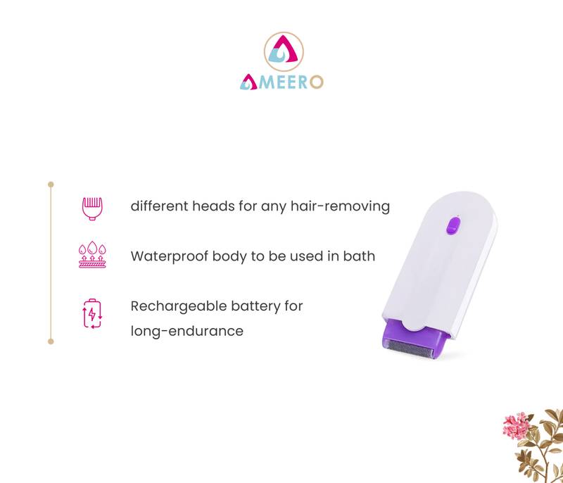Ameero Electric Epilator and Shaver for Vellus Hair – Smooth, Silky Skin Anytime - Image 6